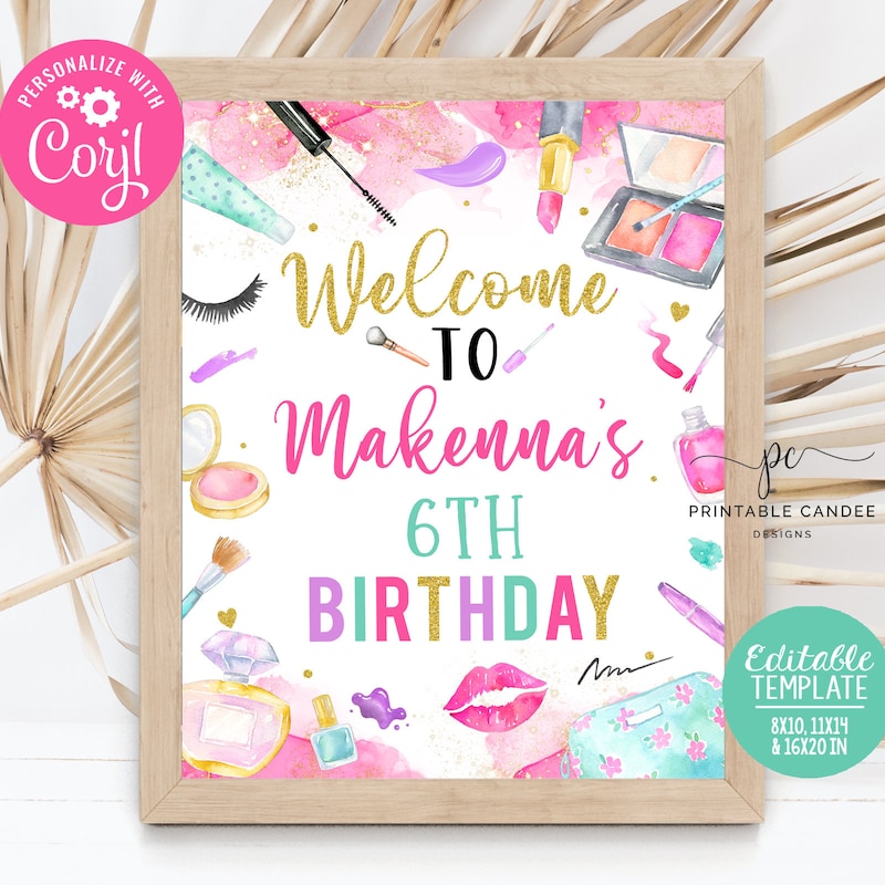 Makeup Theme Party - Etsy