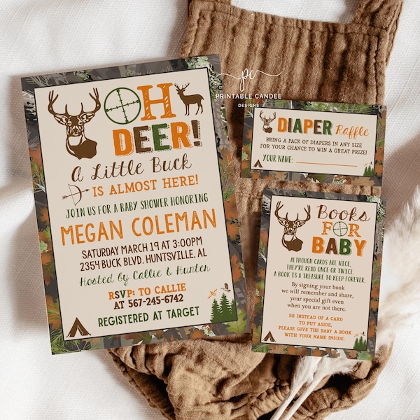 Hunting Baby Shower - Etsy