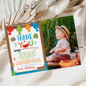 Editable Fishing Thank you Take the Bait Outdoors Fish Printable Instant Download Template File TTBF