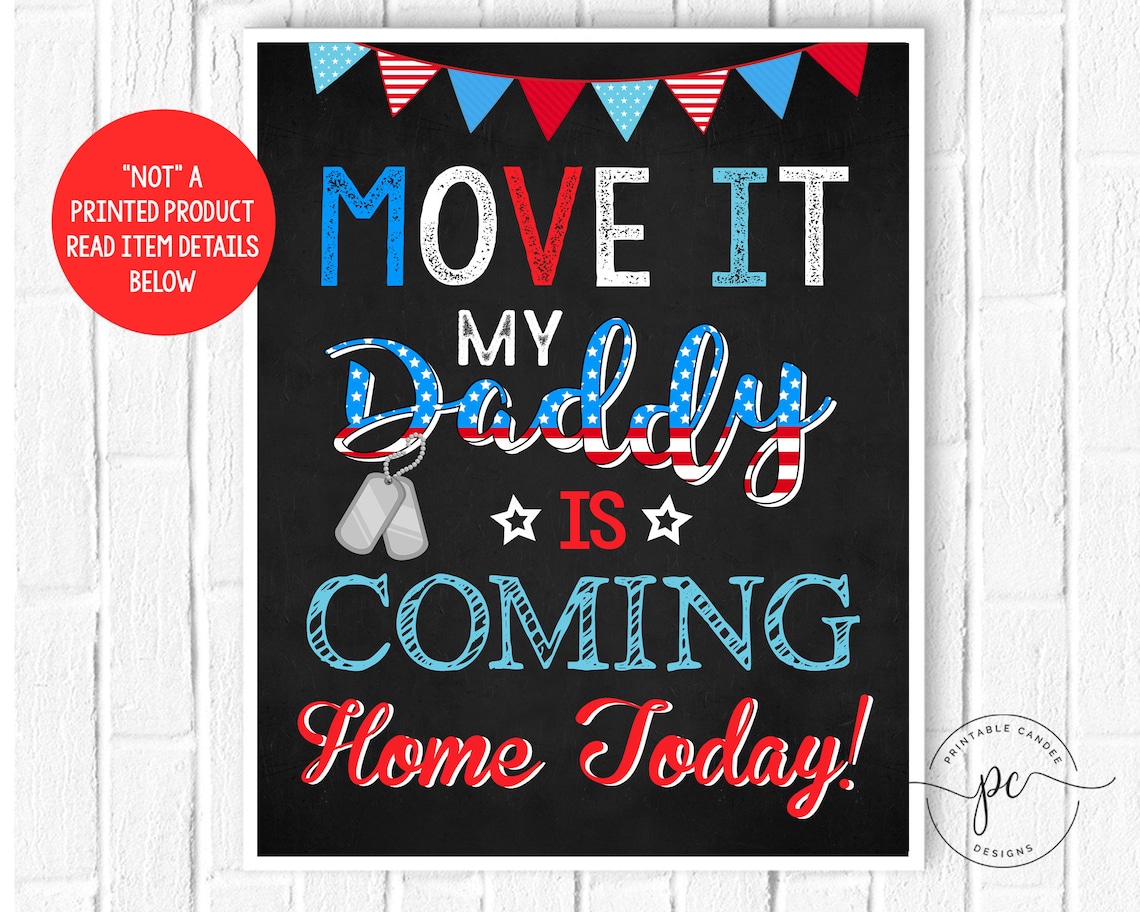 Home Daddy Sign Child Father Move it Back Etsy