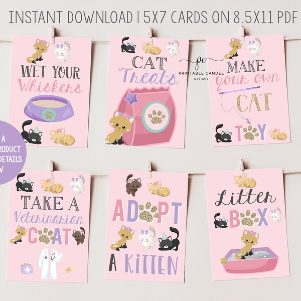 Cat Adoption Card - Etsy