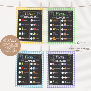 Printable Restaurant Menu Pretend Play Kit Printable Kids Activities Kids Restaurant Dramatic Play Homeschool Activity Download