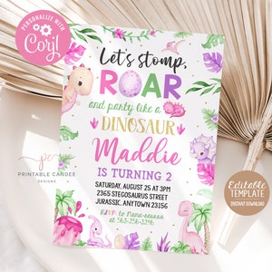 Dino four birthday - Etsy Nederland