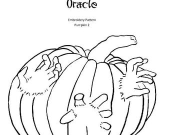 Pumpkin 2 Digital Hand Embroidery Pattern PDF