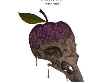 Poison Apple Digital Hand Embroidery PDF Pattern