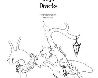 Ancient Snail Digital Hand Embroidery PDF Pattern