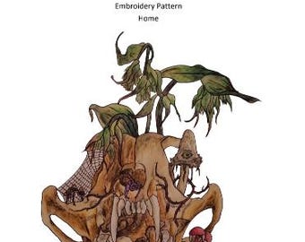 Home Digital Hand Embroidery PDF Pattern