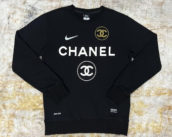 Nike Chanel Collaboration Crewneck Sweatshirt – Y2k Streetwear Pullover