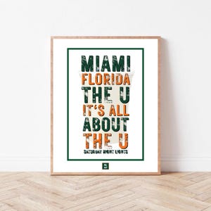 Miami Florida Print · 8x10/16x20 Printable · Digital Download