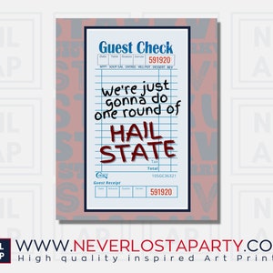 Mississippi State Hail State Wall Art - Digital Download