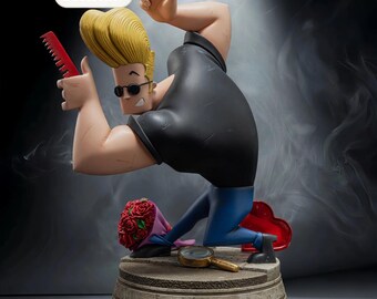 Johnny Bravo – Johnny Bravo | Dominion STL Statue | 3D Print Model | Digital STL File