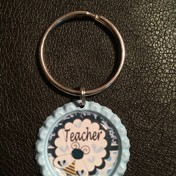 Teacher Bottle Cap - Etsy