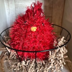 Crochet Chicken Farmhouse Decor Handmade Chickens Plush Chicken Country Chicken Decor Chicken Toy