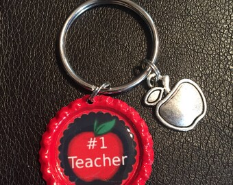 Teacher Bottle Cap | Etsy