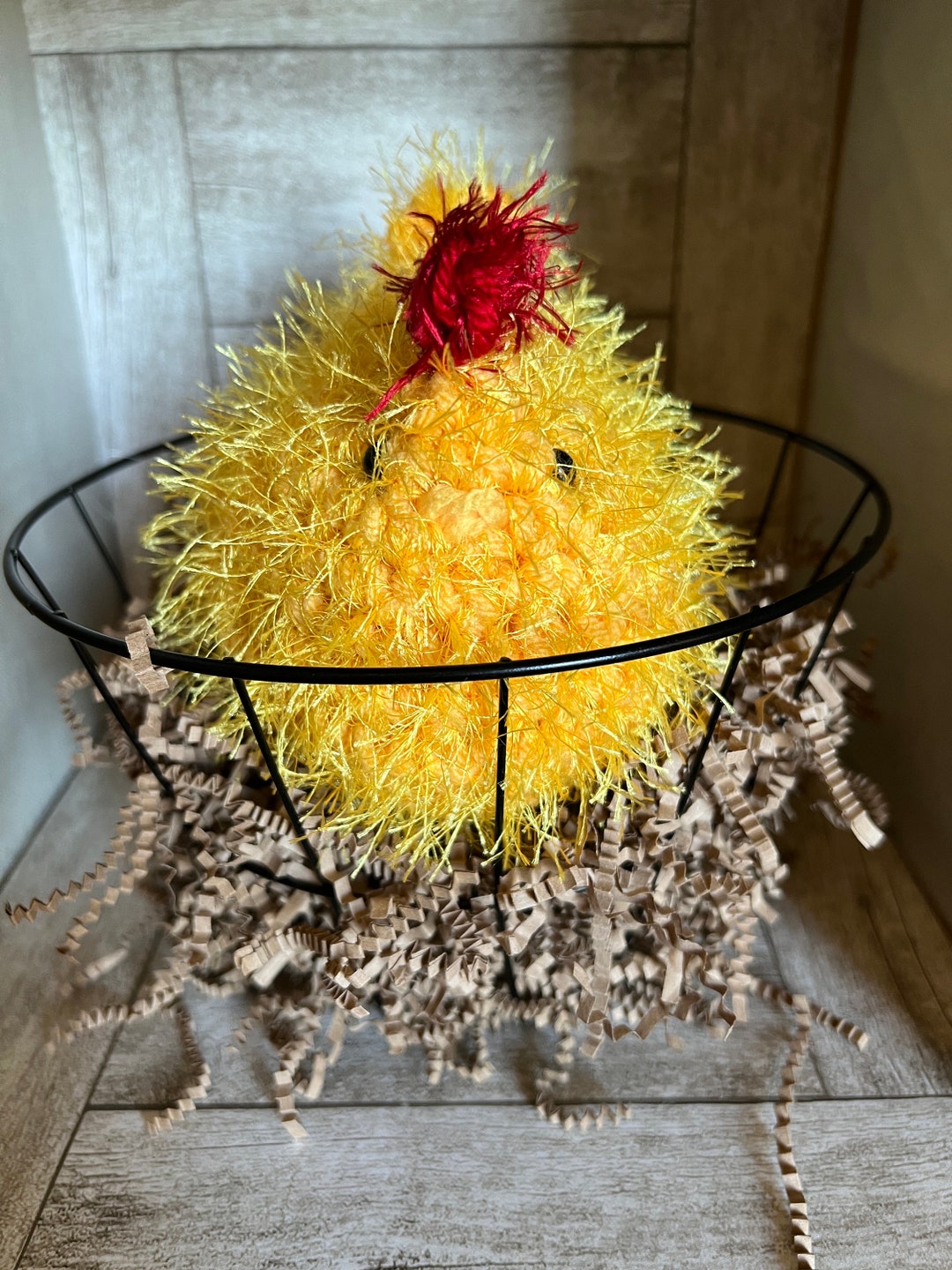 Crochet Chicken Farmhouse Decor Handmade Chickens Plush Chicken Country ...