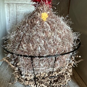 Crochet Chicken Farmhouse Decor Handmade Chickens Plush Chicken Country Chicken Decor Chicken Toy