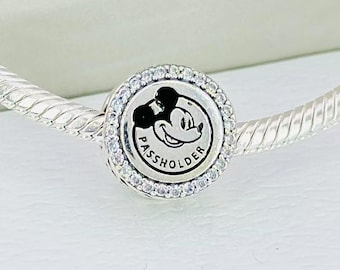 S925 silver Mickey Mouse accessory, suitable for Pandora bracelets