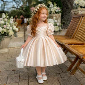 Champagne Junior Bridesmaid Dresses