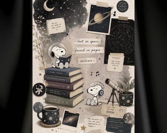 Snoopy in Space | Kindle Insert | Digital Download