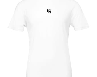 Premium White Unisex T-Shirt - Ultra Soft Ring-Spun Cotton - Tailored Fit Minimalist Everyday Tee - Eco-Friendly Custom Apparel