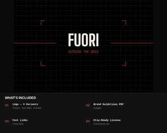 OUT | Streetwear logo template | Brand identity kit | .ai .eps .svg .png