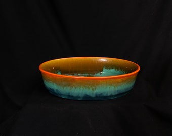 Stangl Sunburst 1581 oval bowl 12”