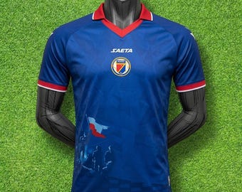Men's Haiti Football Jersey Haiti 2026 World Cup Soccer Shirt Fan Edition Blue
