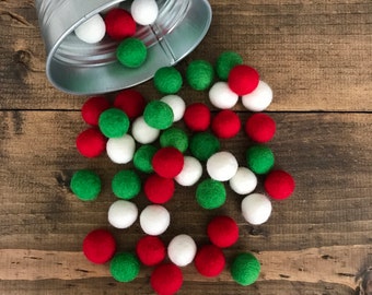 Classic Christmas Felt Balls