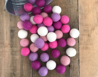 Miss Princess Wool Felt Balls