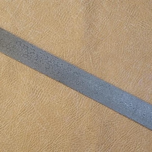 24" Raindrop Damascus Steel Billet Bar, Hand Forged Damascus Steel Blank, 512 Layer Damascus Bar, Knife Making Material, 1095 & 15N20 Steel