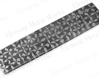 Damascus Steel Mucus Pattern Billet | Handmade Damascus Blank for Knife Making | Custom Damascus Steel Bar | Blade Steel for Knifemakers