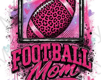 Football Mom Pink PNG SVG Download