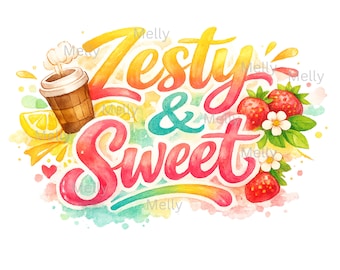 Sweet & Zesty Graphic png, svg Download
