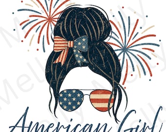 American Girl PNG SVG download