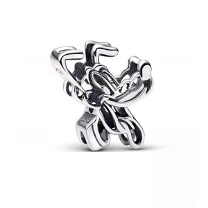925 Sterling Silver Charms passar Pandora Stitch Angel Blå Rosa Emaljpärlor Utklippt Minnie Daisy Dingel Personliga Smycken Gåva för Kvinnor 13