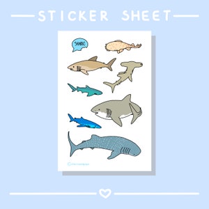 Shark Sticker Sheet