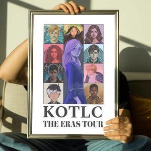 KOTLC Eras Tour Poster - Keeper of the Lost Cities Print, Bookish Aesthetic Wall Decor, Cute Elven Fantasy Fan Gift Poster