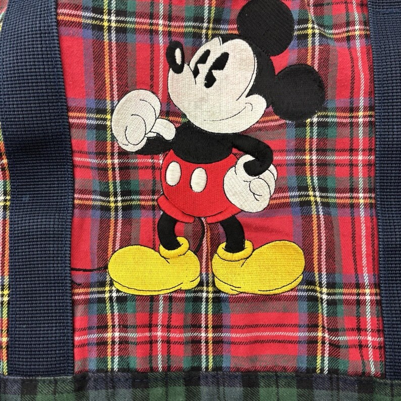 Vintage Disney 90’s Mickey Mouse Duffel Tote Bag image 2