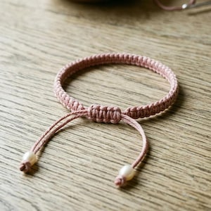 Crochet Dainty Adjustable Crochet Bracelet Patter, Crochet Cord Bracelet Pattern, Beginner Crochet Bracelet Pattern, Crochet Bracelet
