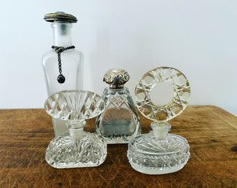 Perfume crystal bottle dressing table cosmetics ladies decoration collectible