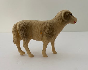 Vintage Celluloid  Farm animals toy / Sheep / Ram