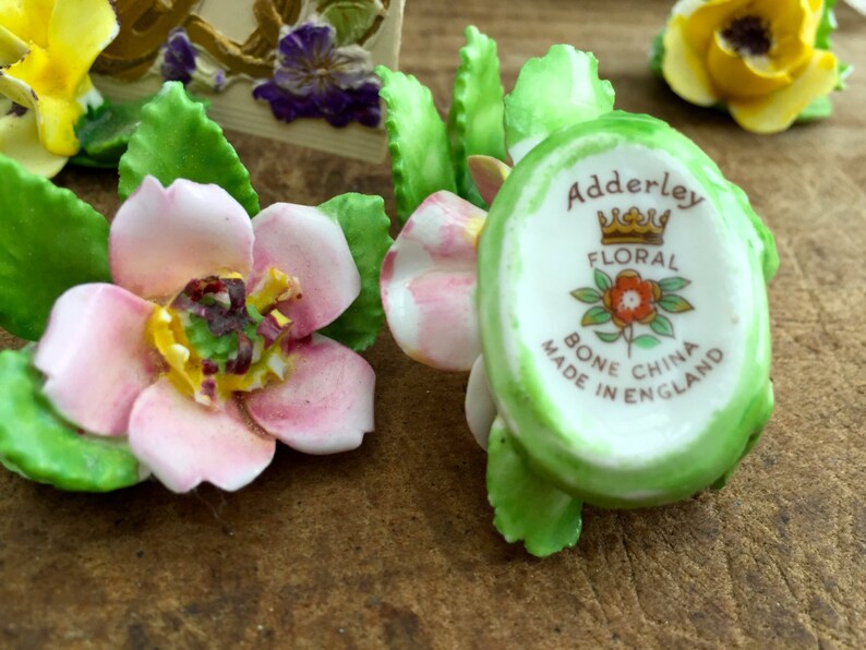 Vintage Porcelain Table Placement Card Holder Set of 8 Etsy