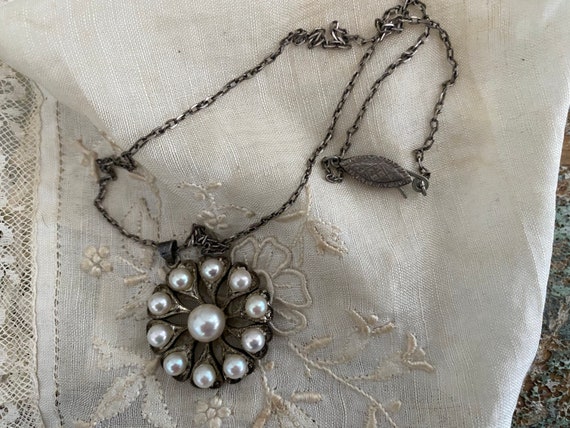 Vintage Sterling necklace - image 4