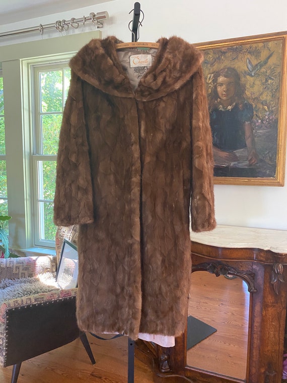 Vintage mink fur coat - As is - image 2