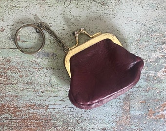 Vintage leather coin purse