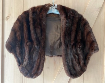 Vintage fur Stole / Capelet