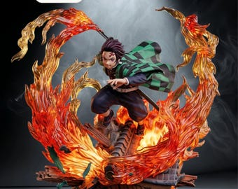 Demon Slayer – Tanjiro | Ascension STL Statue | 3D Print Model | Digital STL File