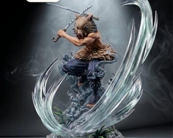 Demon Slayer – Inosuke | Fury STL Statue | 3D Print Model | Digital STL File