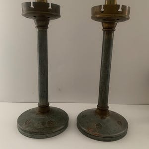2 Bauhaus lanterns, candle holders, candlesticks, Marianne Brandt, Ruppelwerke, Ruppel, Ruppelwerk