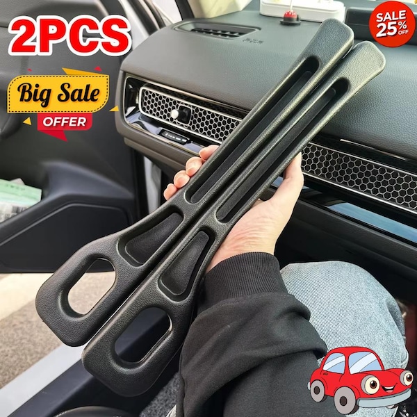 2PCS Universal Handmade Car Seat Gap Filler-Custom Leak Proof Storage Organizer-Phone, Wallet & Console Side Holder Car Accessory
